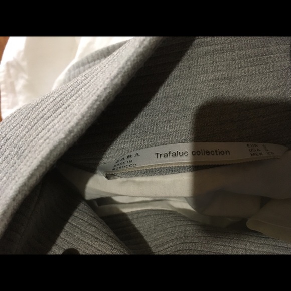 Zara traufaluc contrast full grey and white sz S - Picture 6 of 7